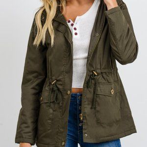 Olive  Utility Parka